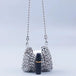 Metal sequins large capacity mobile phone crossbody chain bag diy Nexellus