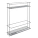 Metaltex 2-tier sliding cabinet rack in&out xl - Silver