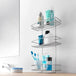 Metaltex 3-tier douche rack onda silver - Silver