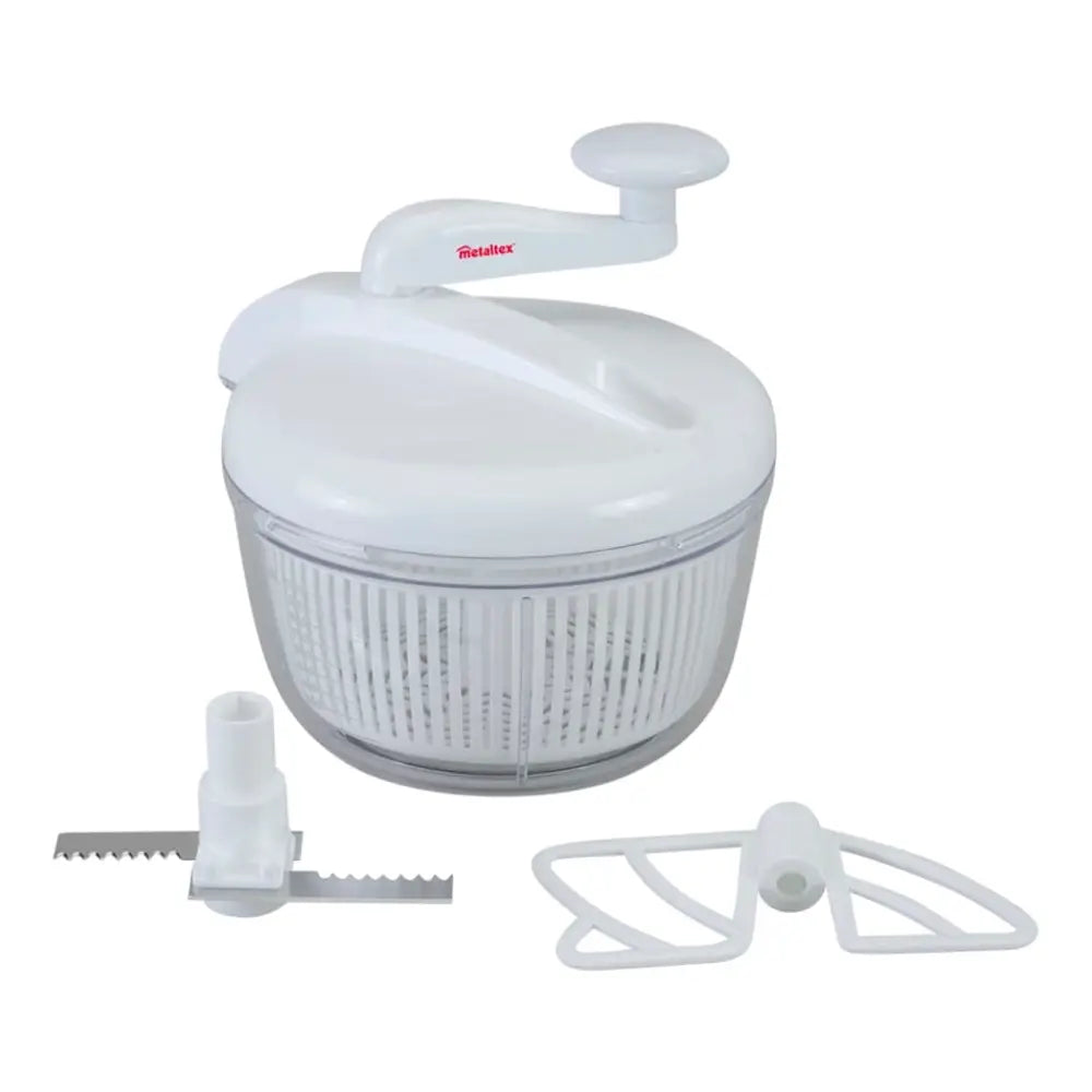 Metaltex 4-piece 3-in-1 food mill torpedo - White