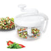 Metaltex 4-piece 3-in-1 food mill torpedo - White