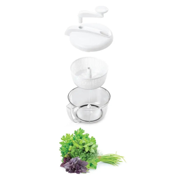 Metaltex 4-piece 3-in-1 food mill torpedo - White