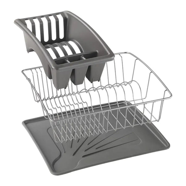 Metaltex dish drainer aquatex plus grey - Anthracite