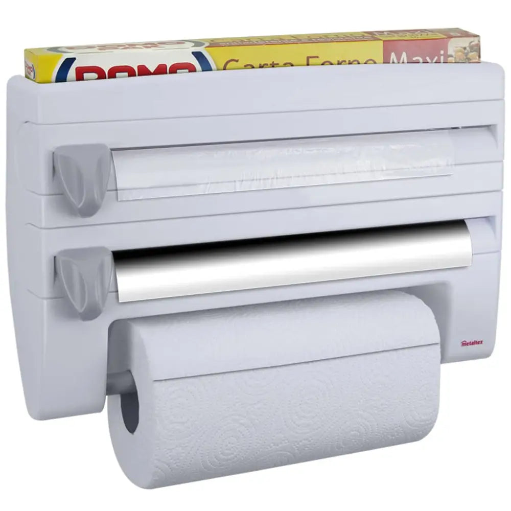 Metaltex kitchen roll holder roll ’n roll - White