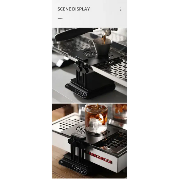 Mhw-3bomber adjustable height coffee weighing rack with silicone Nexellus