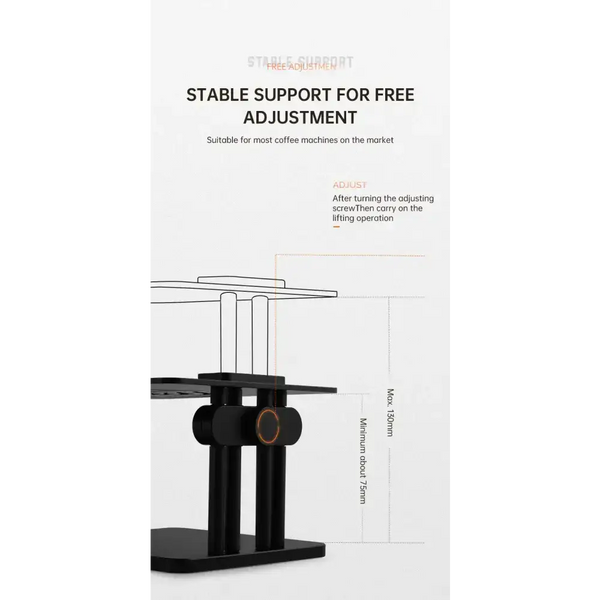 Mhw-3bomber adjustable height coffee weighing rack with silicone Nexellus