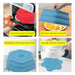 Microwave oven anti spluttering lid collapsible silicone microwave Nexellus