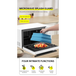 Microwave oven anti spluttering lid collapsible silicone microwave Nexellus