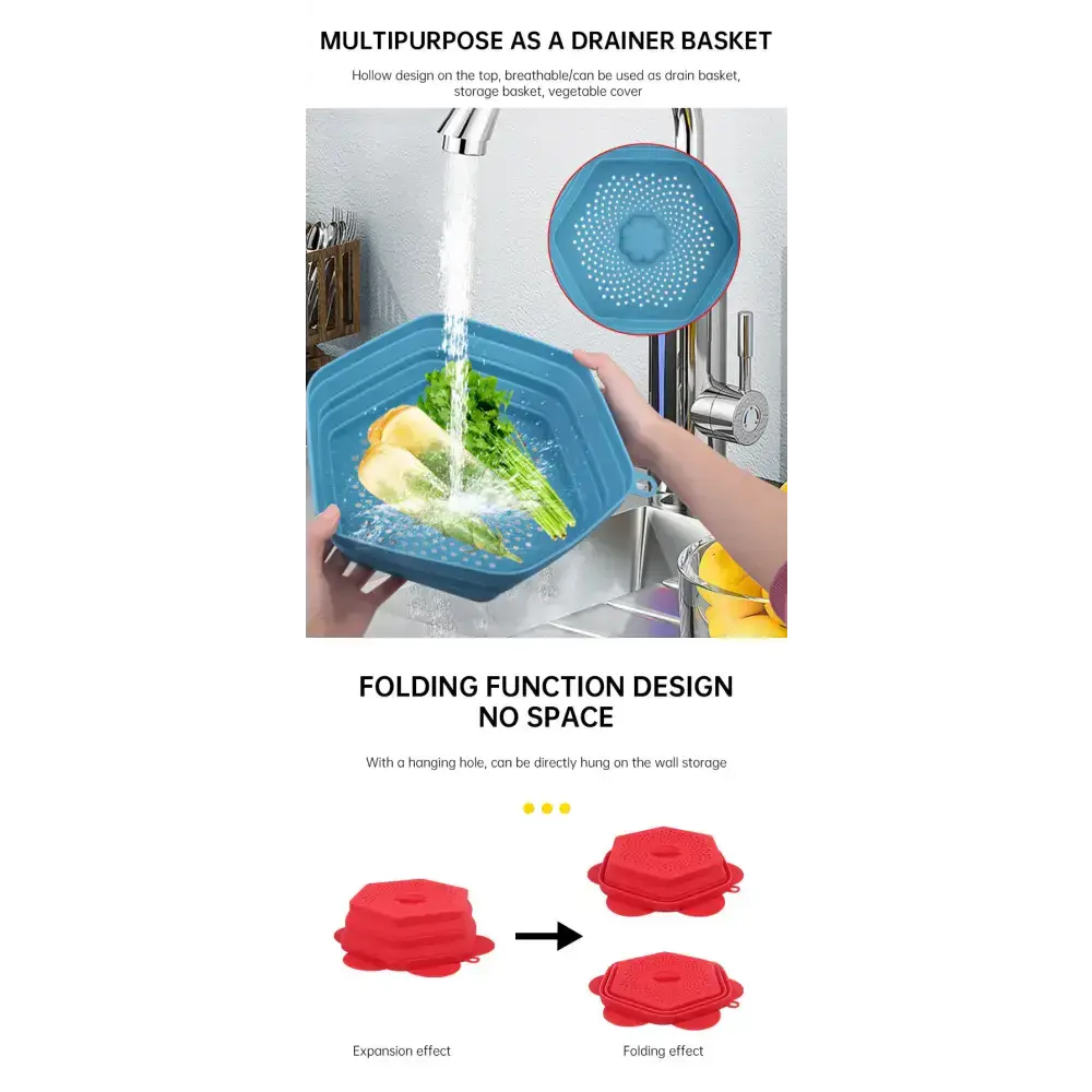 Microwave oven anti spluttering lid collapsible silicone microwave Nexellus