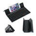 Mini blue tooth foldable pc keyboard portable notebook three fold Nexellus