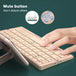 Mini folding keyboard wireless bluetooth-compatible keyboard foldable Nexellus