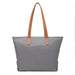 LH2240 - Miss Lulu Casual Waterproof Shopping Tote Bag - Grey - Nexellus