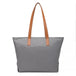 LH2240 - Miss Lulu Casual Waterproof Shopping Tote Bag - Grey - Nexellus