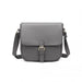 LB2003 - Miss Lulu Classic Cross Body Shoulder Bag - Grey - Nexellus