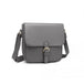 LB2003 - Miss Lulu Classic Cross Body Shoulder Bag - Grey - Nexellus