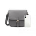 LB2003 - Miss Lulu Classic Cross Body Shoulder Bag - Grey - Nexellus