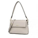 LH2209 - Miss Lulu Classic Flap Leather Shoulder Bag - Grey - Nexellus