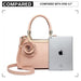 LG1847 - MISS LULU PU LEATHER ROSE HANGING ORNAMENT HANDBAG - PINK - Nexellus