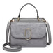 LB6871-MISS LULU STYLISH LADIES LEATHER HANDBAG SHOULDER BAG GREY - Nexellus