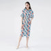 Miyake pleated flower dress spring summer cardigan women flare sleeve Nexellus