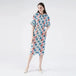 Miyake pleated flower dress spring summer cardigan women flare sleeve Nexellus