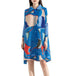 Miyake pleated printed midi dress for women 2023 spring autumn polo Nexellus