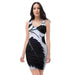 Monochrome sublimation cut & sew dress Nexellus