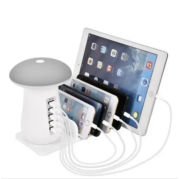 Multi port quick charger 3.0 mushroom lamp qc3.0 charge for smart Nexellus