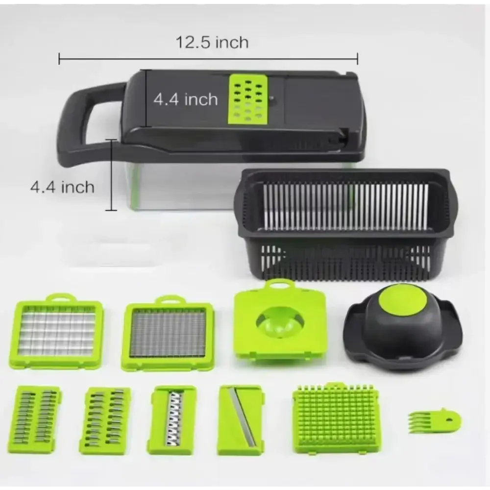 Multifunctional vegetable cutter, vegetable slicer, shredder, potato Nexellus