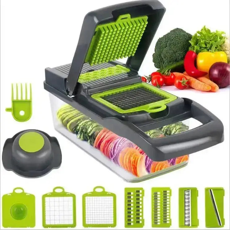 Multifunctional vegetable cutter, vegetable slicer, shredder, potato Nexellus