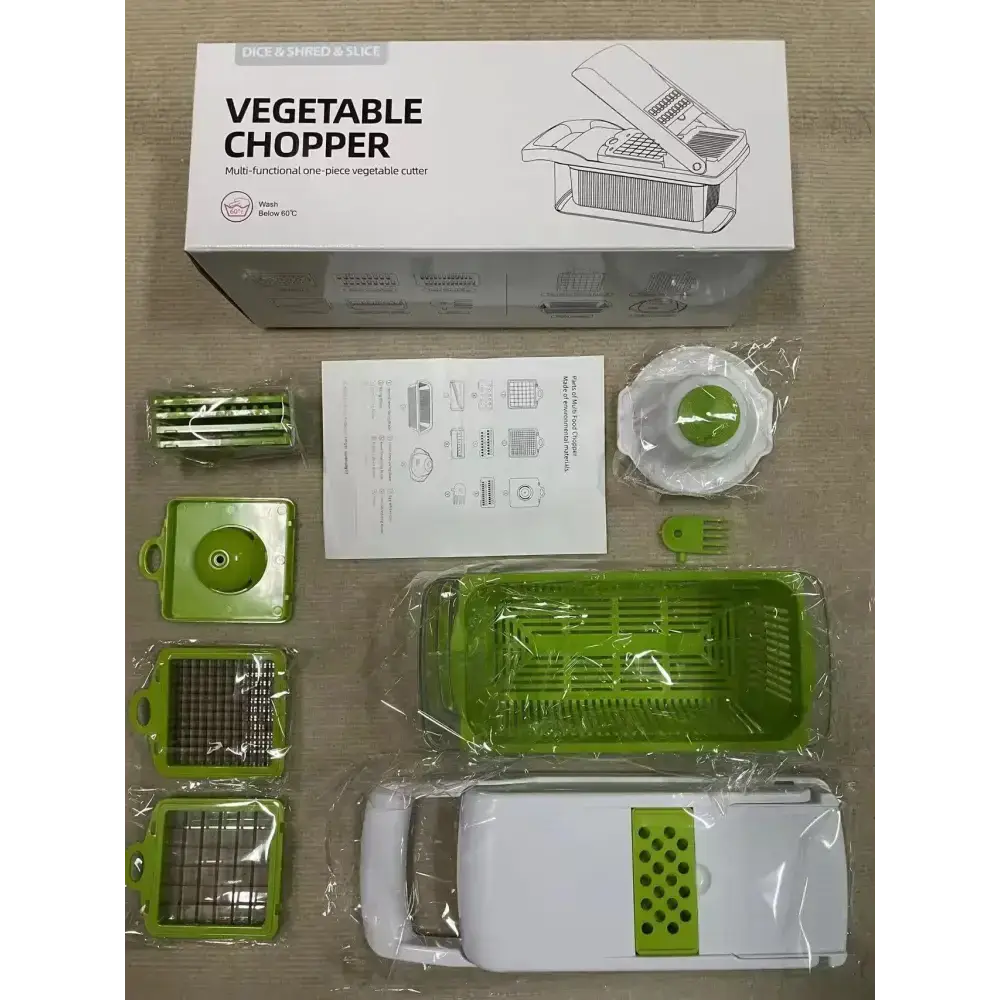 Multifunctional vegetable cutter, vegetable slicer, shredder, potato Nexellus