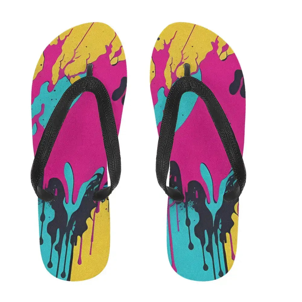 Multihued masterpiece mens flip flops Nexellus