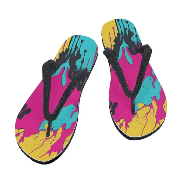 Multihued masterpiece mens flip flops Nexellus