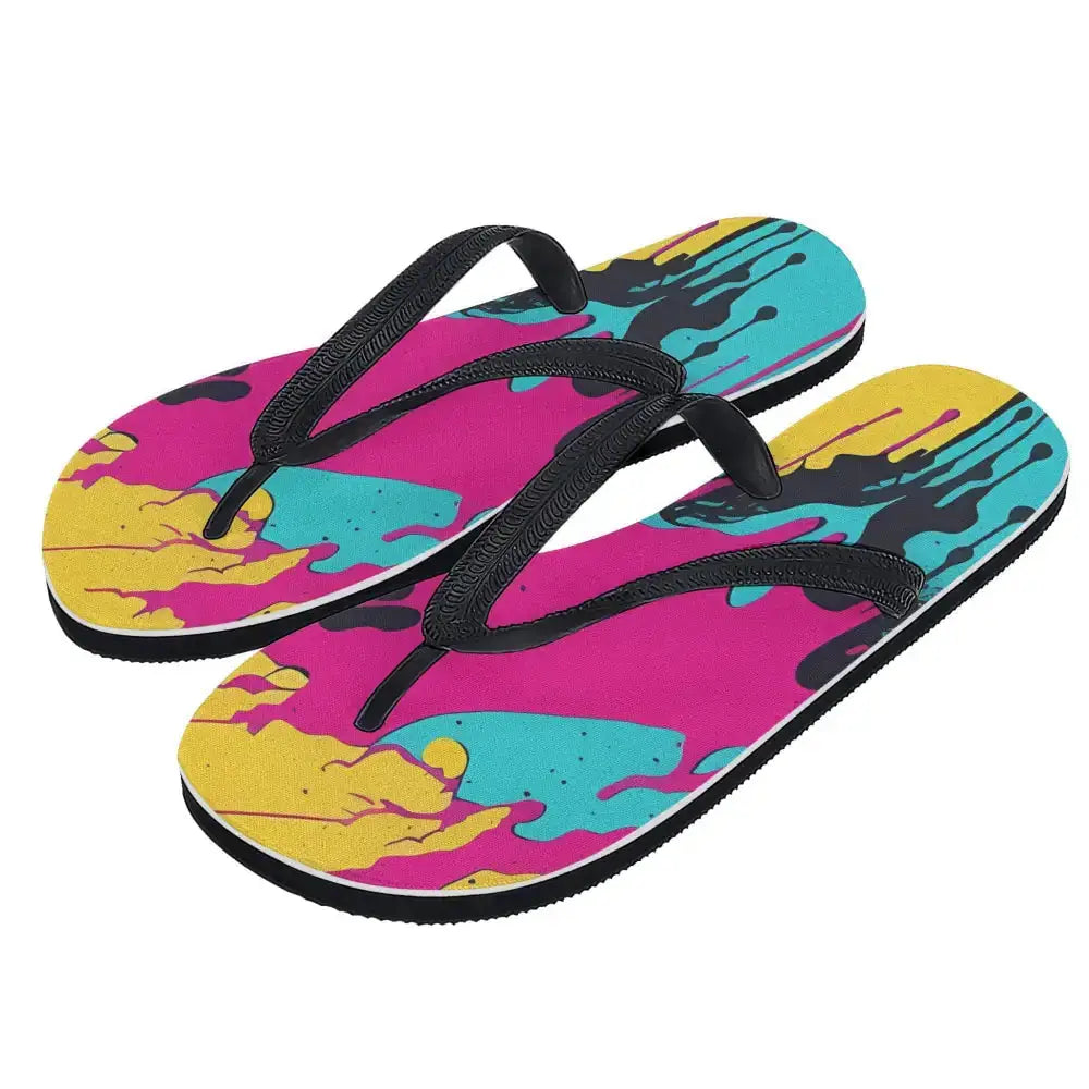 Multihued masterpiece mens flip flops Nexellus