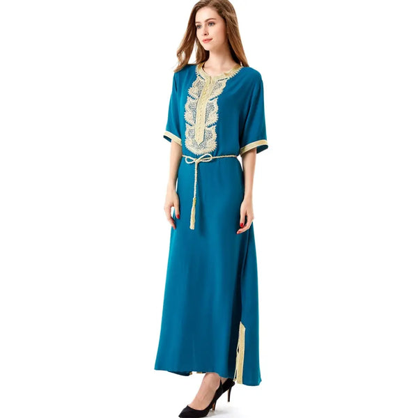 Muslim Women Middle East Arab Robe Long Skirt Dress Nexellus