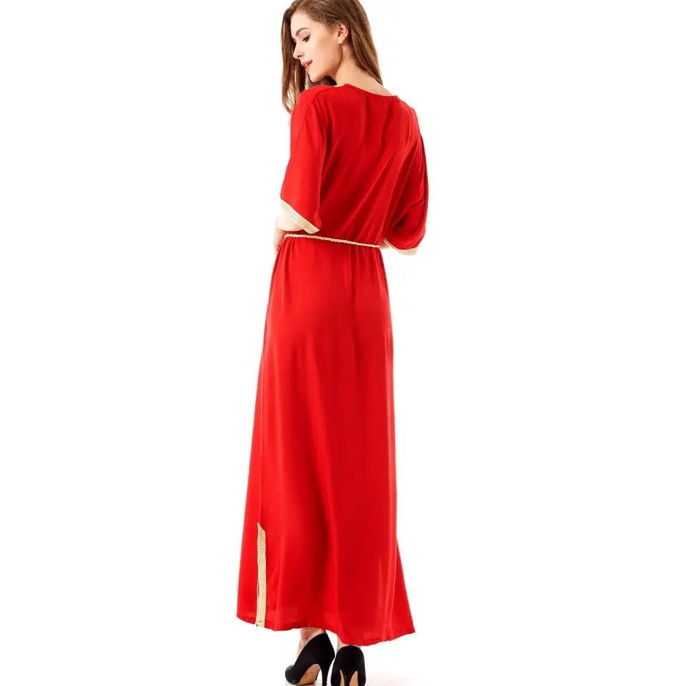 Muslim Women Middle East Arab Robe Long Skirt Dress Nexellus