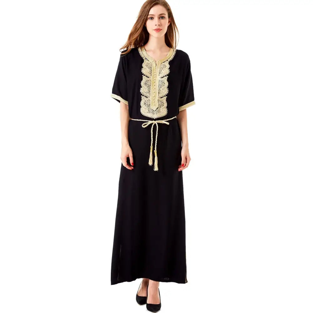 Muslim Women Middle East Arab Robe Long Skirt Dress Nexellus