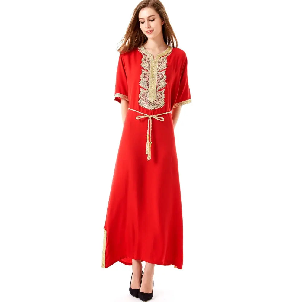 Muslim Women Middle East Arab Robe Long Skirt Dress Nexellus