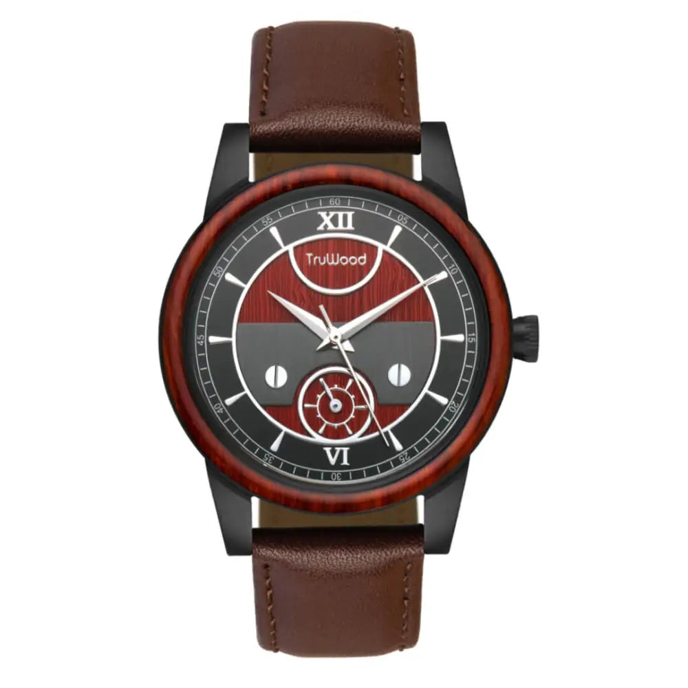 Napoleon | leather strap - 100% Natural Red Sandalwood