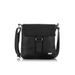 Natural leather bag galanter - black / one-size-fits-all