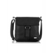 Natural leather bag galanter - black / one-size-fits-all