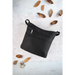 Natural leather bag galanter - black / one-size-fits-all