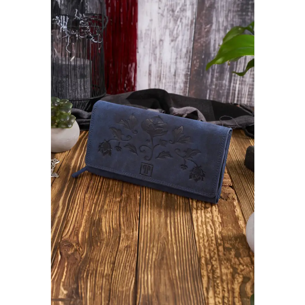 Navy blue - women`s wallet model 191553 galanter - Women`s