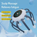 New arrivals spider soft electric silicone massage scalp massager head Nexellus