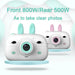 New children's camera rabbit ears cartoon mini small slr hd screen Nexellus