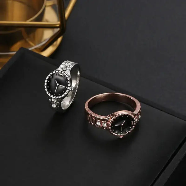 New creative watch fashion ring personality couple ring personality Nexellus