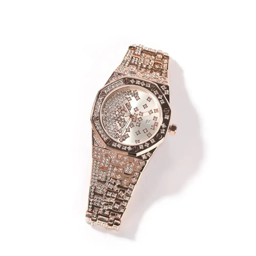 New diamond-studded star men's watch personality gypsophila large dial Nexellus