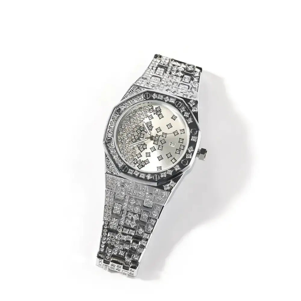 New diamond-studded star men's watch personality gypsophila large dial Nexellus