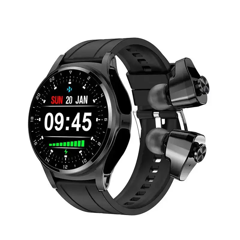 New gt66 smart watch tws bluetooth headset 2 in1 multi sport mode Nexellus