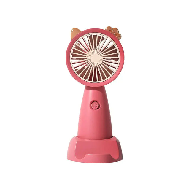 New handheld portable fan usb charging cartoon dormitory mini desktop Nexellus